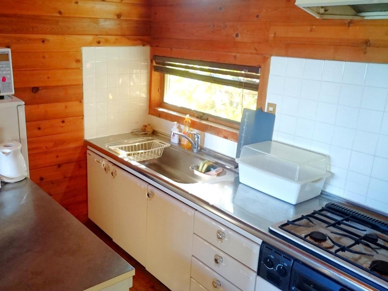 Private Beach House Motobu Bagian luar foto